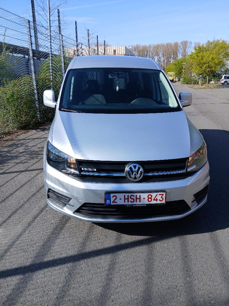 Volkswagen Caddy 1.4 TGI 2019 2 zitplaatsen, Auto's, Voorwielaandrijving, 118 g/km, Stof, 4 cilinders