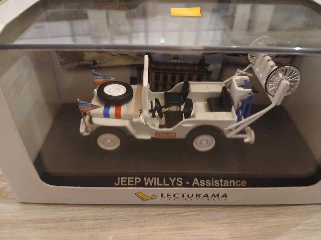 Tour de France en Jeep Willys-Assistance 1/43, Hobby & Loisirs créatifs, Enlèvement ou Envoi, Norev