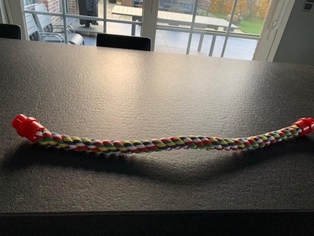 Trixie stevige flexibele zitstok touw 80 cm lang en 3 cm dik, Ophalen of Verzenden, Zo goed als nieuw