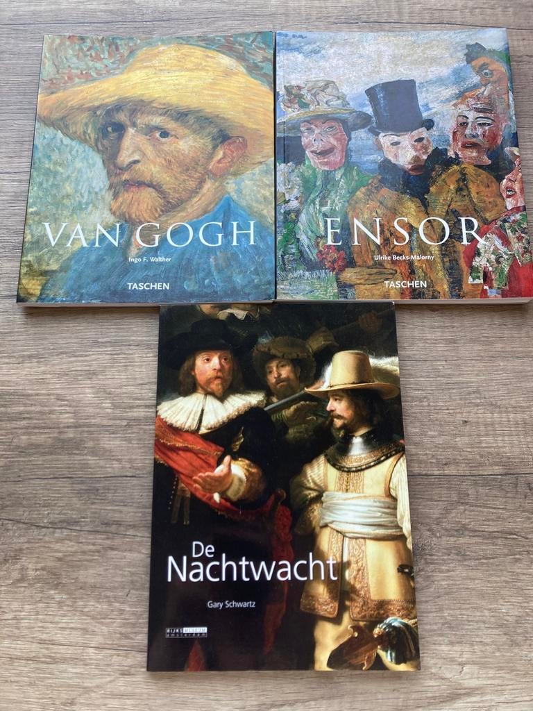 3 kunstboekjes, Ophalen, Zo goed als nieuw