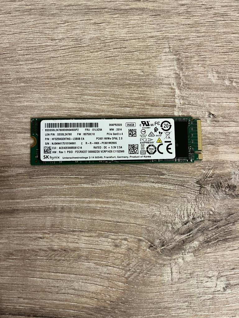 SSD 256gb Hynix(getest), Informatique & Logiciels, Disques durs, Enlèvement ou Envoi, Utilisé, SSD