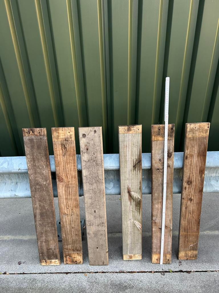 Geschaafde hardhout planken, Ophalen, Gebruikt, Planken, Hardhout