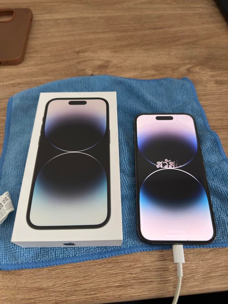 Iphone 14 pro 128gb space black, Ophalen, Zo goed als nieuw, IPhone 14