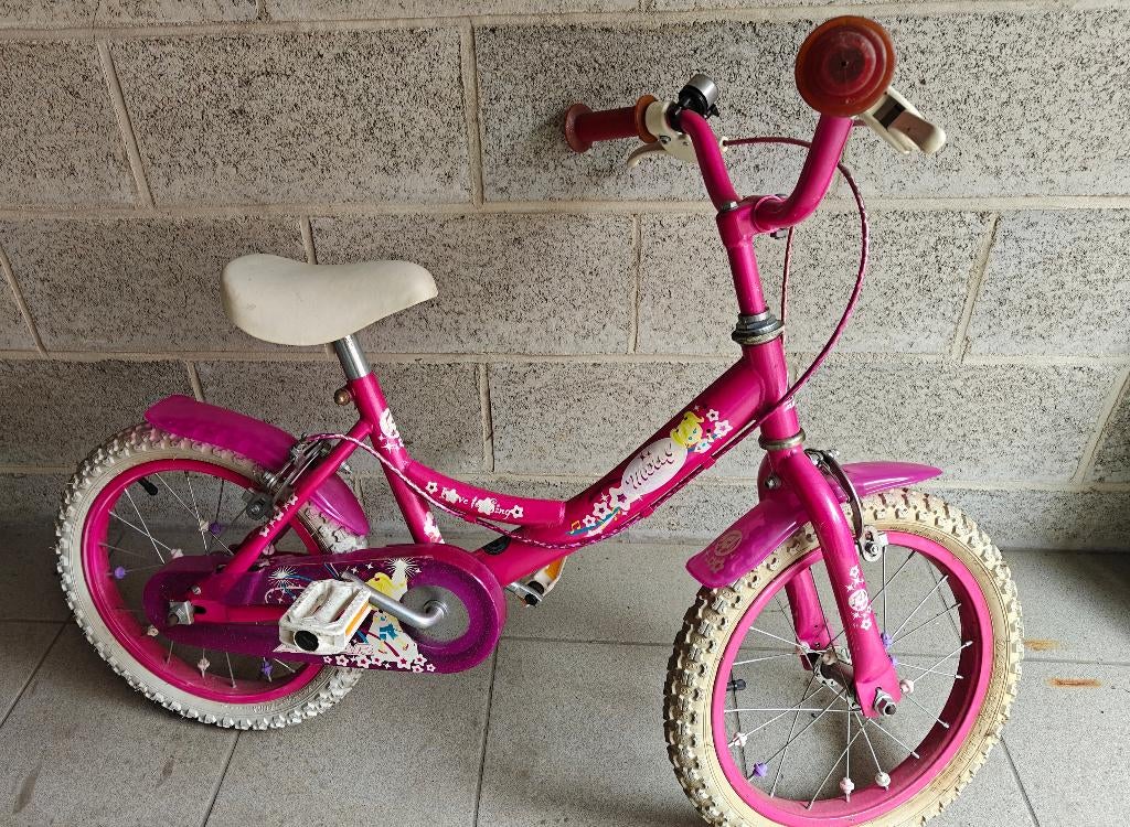 Vélo rose Molly pour fille 16 pouces, Molly, Enlèvement, Utilisé, Frein à main