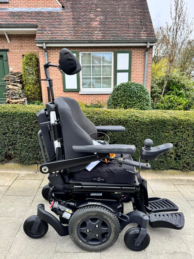 quickie Q500M electrische rolstoel 6wiel Invalide rolwagen, Diversen, Ophalen of Verzenden, Inklapbaar, Zo goed als nieuw, Elektrische rolstoel