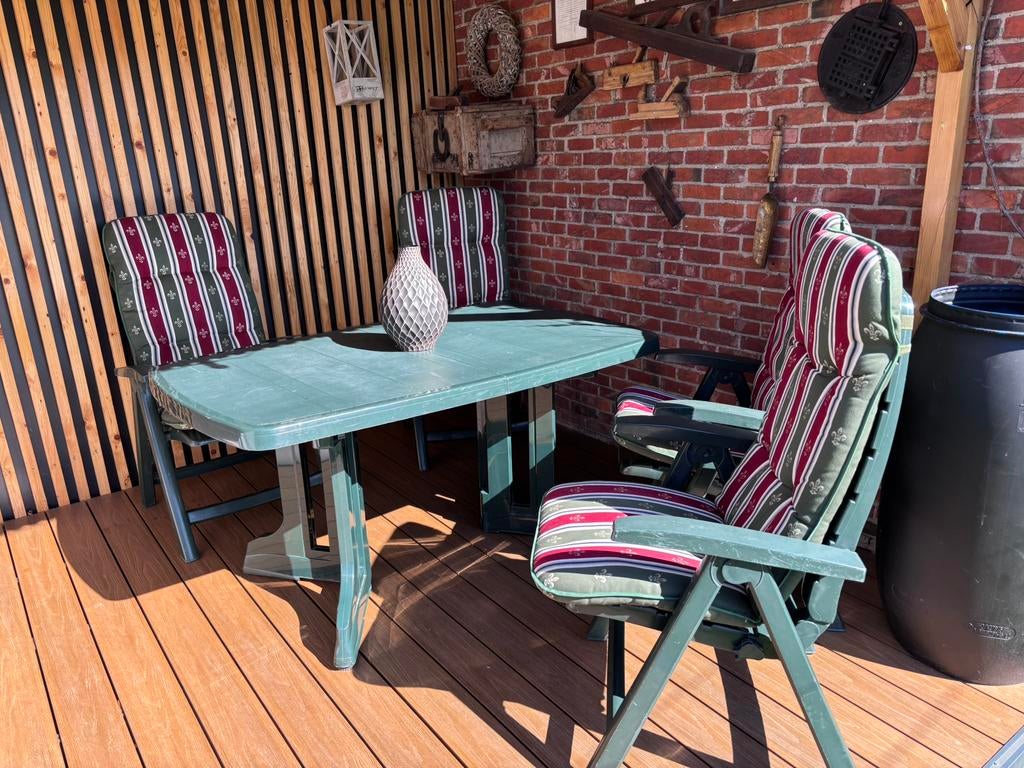 Tuinset, Tuin en Terras, Ophalen, Gebruikt, 4 zitplaatsen, Tuinset