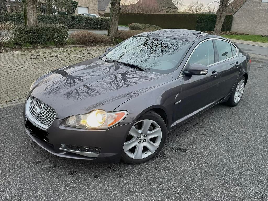 Jaguar XF 2.7 Diesel Bj 2008 Automatic 142.000 km, Auto's, Jaguar, Automaat, Bruin, XF, Bedrijf