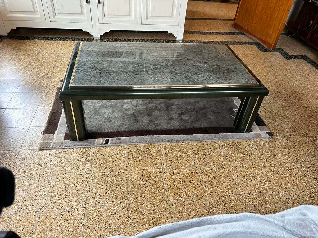 Table basse avec plateau en granit, Maison & Meubles, 100 à 150 cm, Moins de 50 cm, Enlèvement, Utilisé