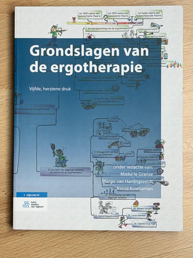 Boek: Grondslagen van de ergotherapie, Boeken, Hoger Onderwijs, Diverse auteurs, Ophalen of Verzenden, Zo goed als nieuw