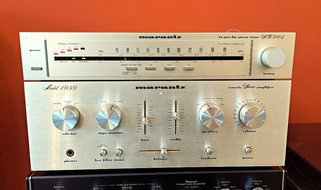 Marantz 1050+ tuner, Zo goed als nieuw, Ophalen, Marantz, Minder dan 60 watt