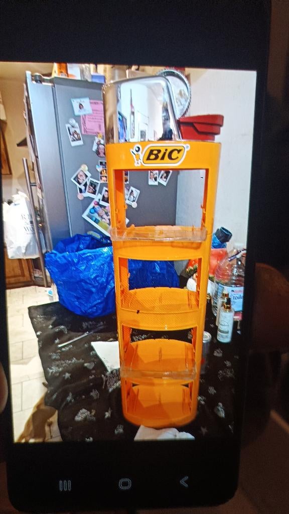 Briquet présentoir, Enlèvement