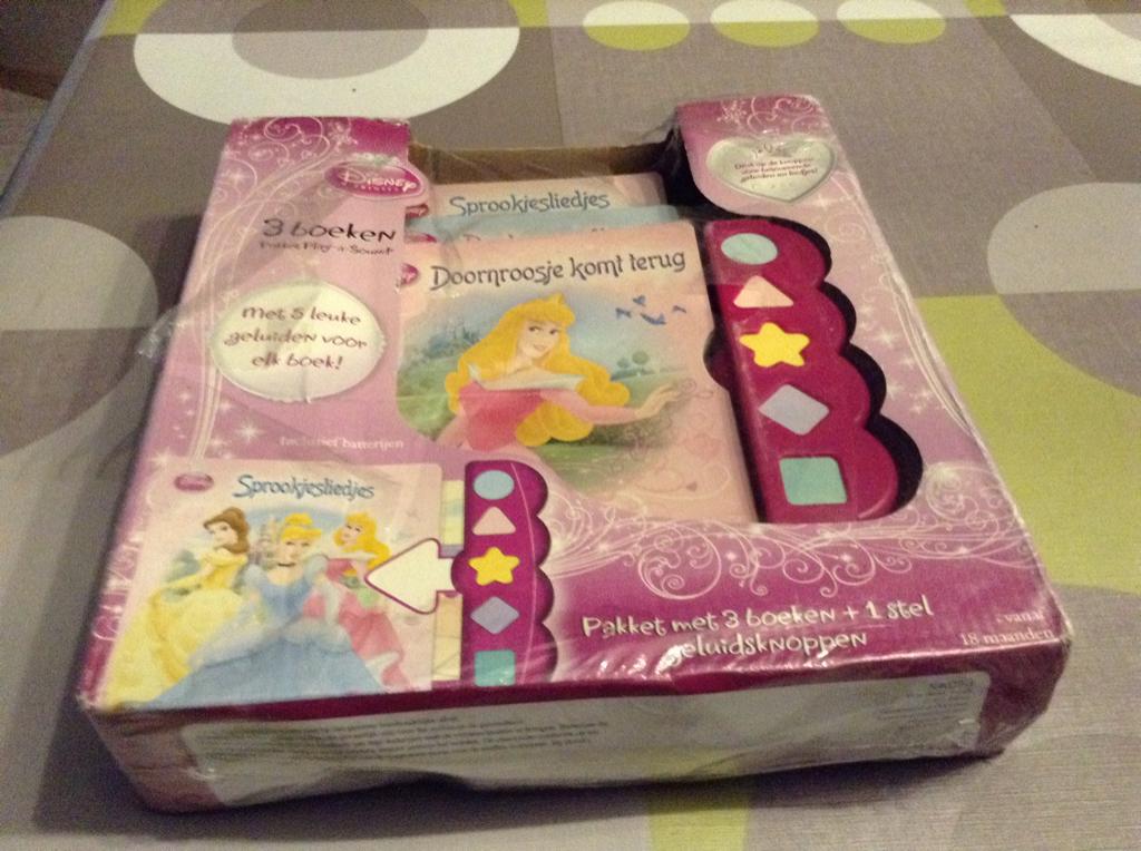 Pack de 3 livres Disney Princesses (son) (Nouveau), Livres, Neuf, Garçon ou Fille, Enlèvement ou Envoi, Contes (de fées)