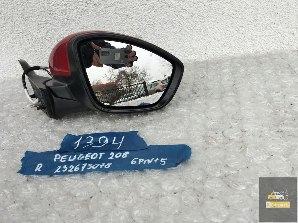 232673078, PEUGEOT 208 6PIN + 5PIN RECHTER SPIEGEL, Taurusavenue 1
2132 LS  Hoofddorp, NL, Gebruikt, Contact.group@renault.com