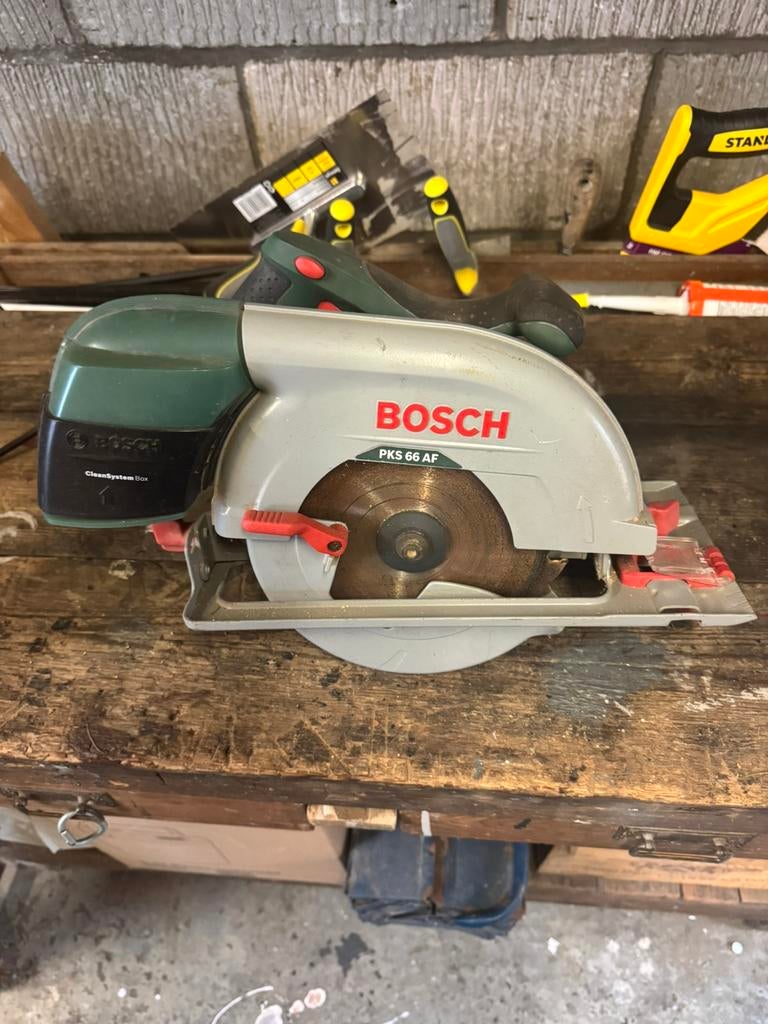 Cirkel zaag bosch, Ophalen, Gebruikt, Cirkelzaag