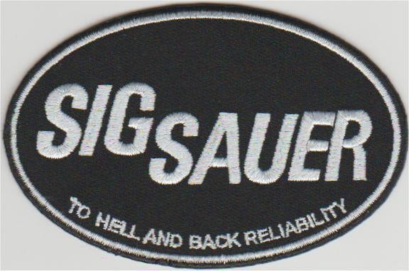 Sig Sauer stoffen opstrijk patch embleem #2, Envoi, Neuf