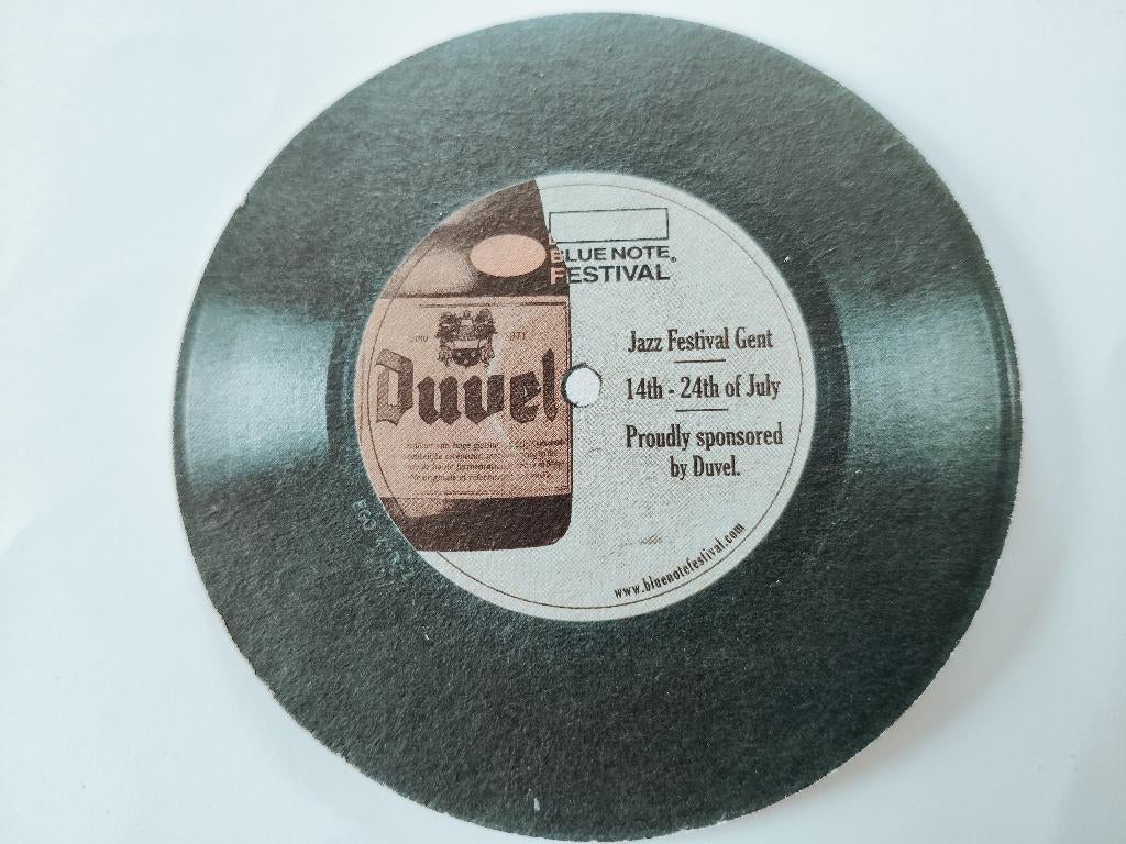 Bierviltje Duvel Moortgat R/V, Verzamelen, Ophalen of Verzenden, Zo goed als nieuw, Viltje(s), Duvel