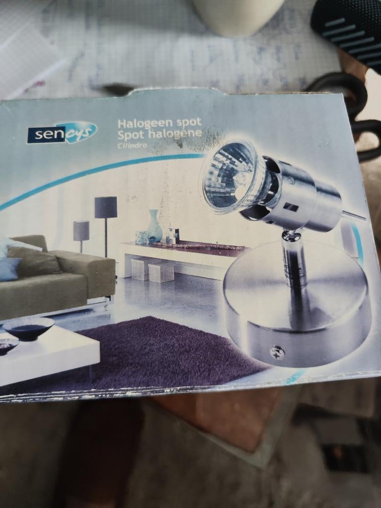 Lampe spot halogène Sencys neuf, Maison & Meubles, Enlèvement