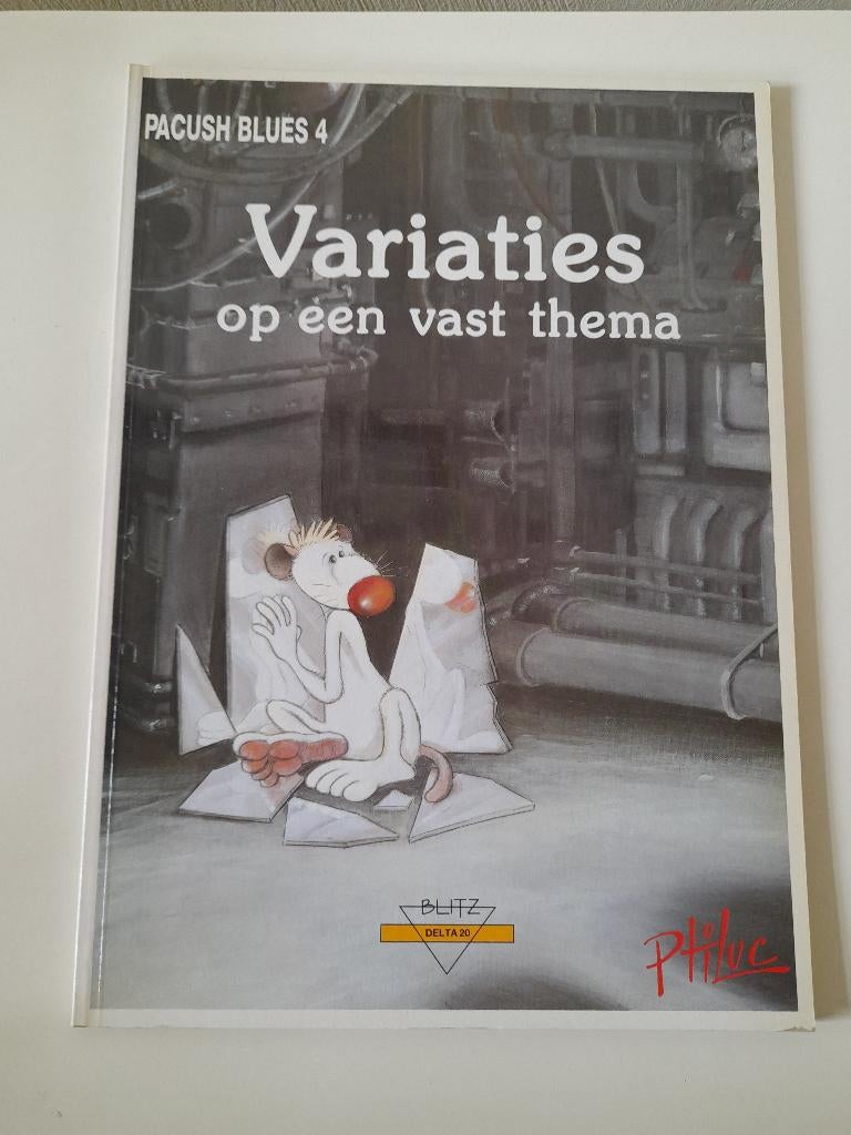 Strip - Ptiluc - Pacush Blues 4 - Variaties, Ophalen of Verzenden, Zo goed als nieuw