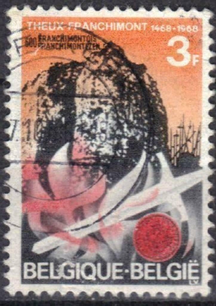 Belgique 1968 - Yvert/OBP 1449 - Numéro historique (ST), Envoi, Affranchi, Oblitéré