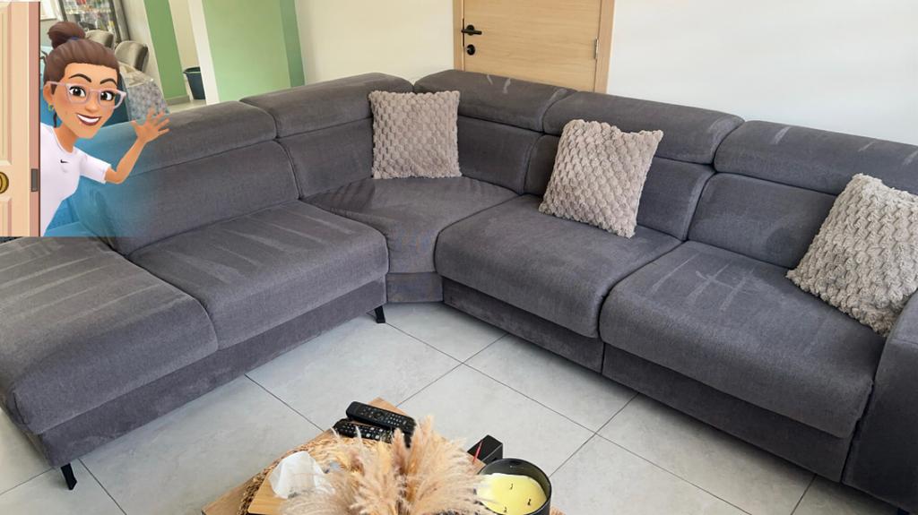 Salon en coin, Enlèvement, Comme neuf, Tissus, Moderne