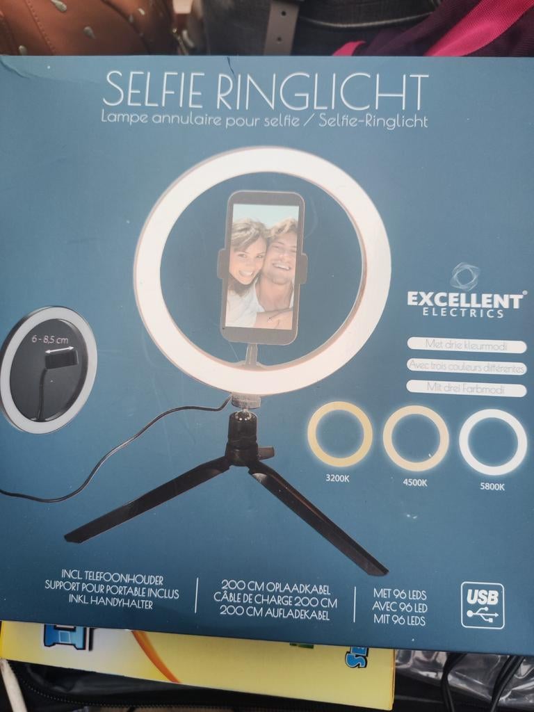 Lampe annulaire pour Selfie NEUF, Enlèvement