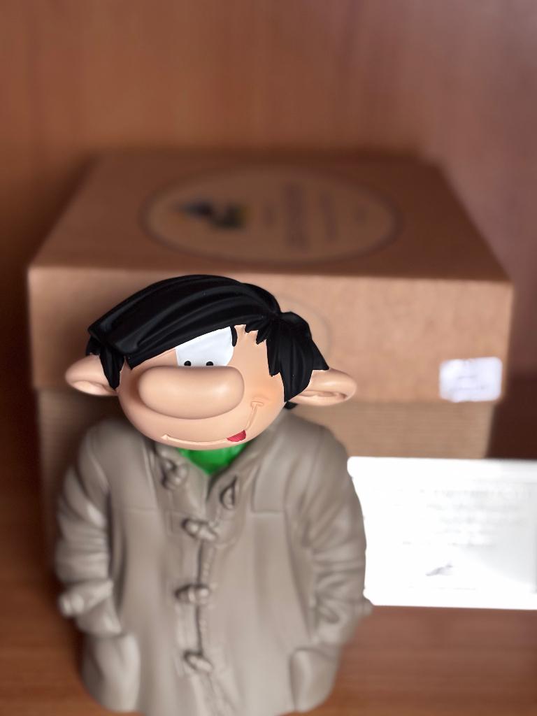 Beeldje Leblon Delienne Guust Flater buste, Verzamelen, Ophalen of Verzenden, Guust of Robbedoes, Nieuw, Beeldje of Figuurtje