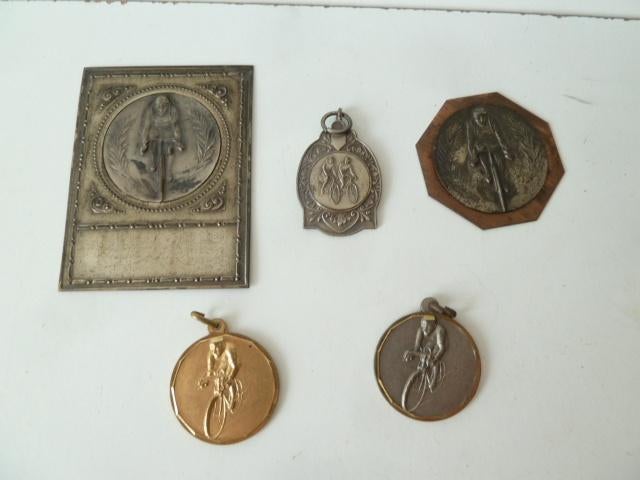 médailles de vélo ancien compétition rétro vintage course, Enlèvement ou Envoi