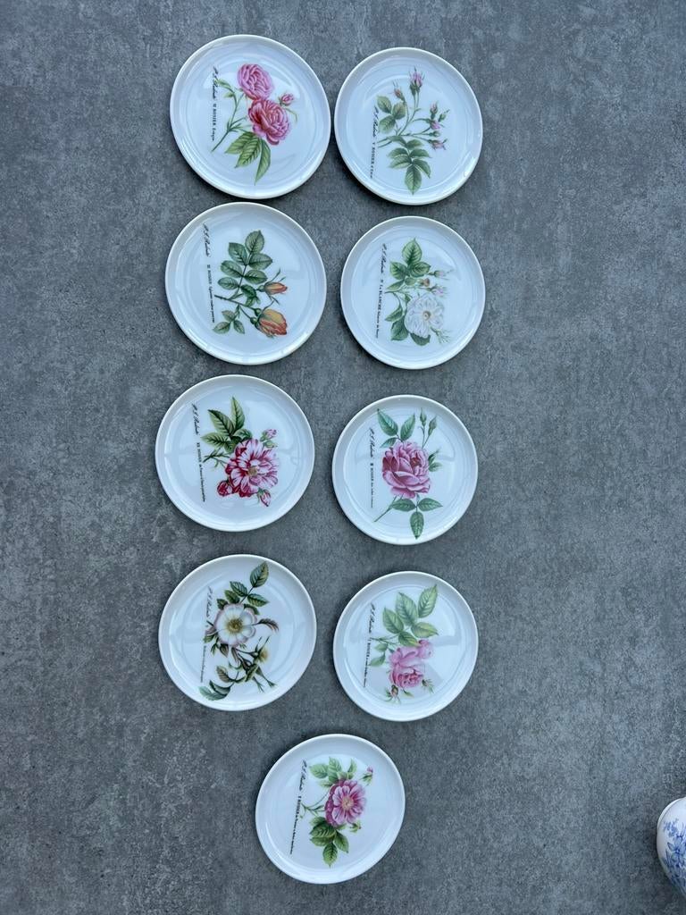 Dit zijn Hutschenreuther P.J. Redouté Rosier gebakschotels, Enlèvement ou Envoi