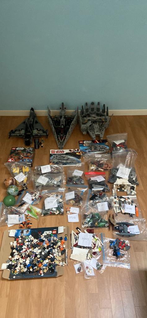 Lot lego star wars en vrac et des notices, Enlèvement, Utilisé, Briques en vrac, Lego