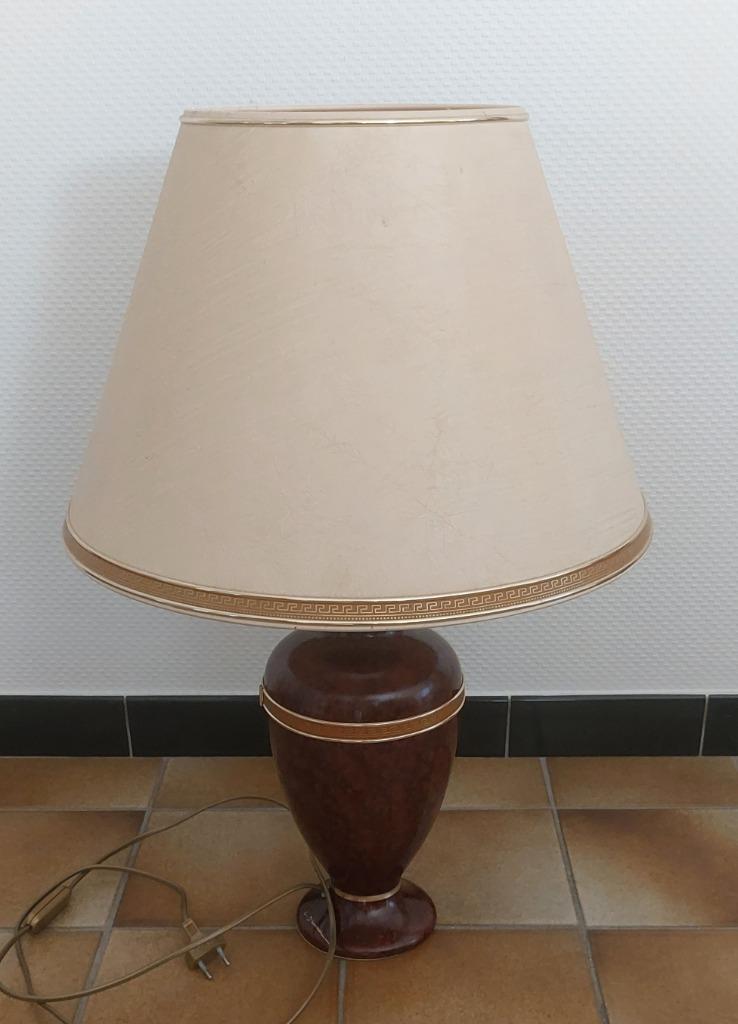 L. Drummer - Lampe de table vintage, Maison & Meubles, Enlèvement ou Envoi, Vintage, Utilisé, Autres matériaux