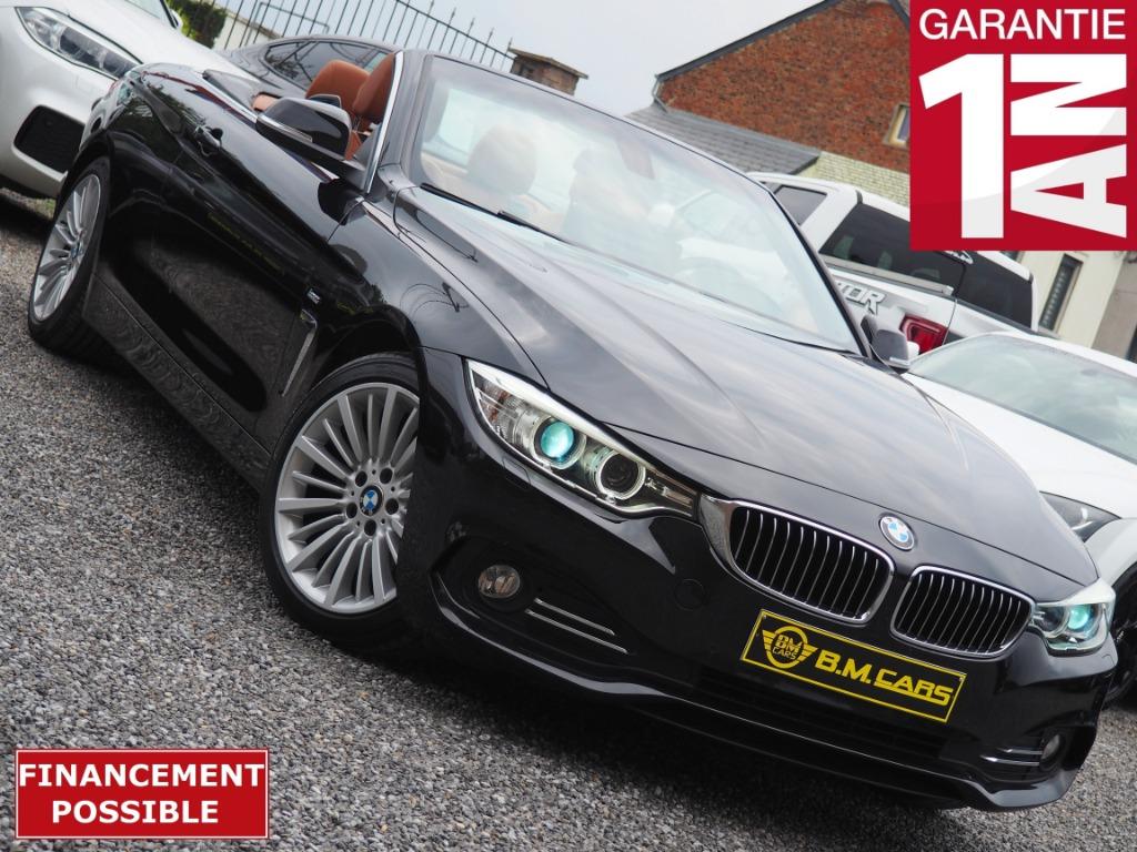 BMW 420 dA CABRIO  LUXE  GPS-LEER-XENON-CLIM-CAMERA, Auto's, BMW, Automaat, Achterwielaandrijving, 1995 cc, Euro 6