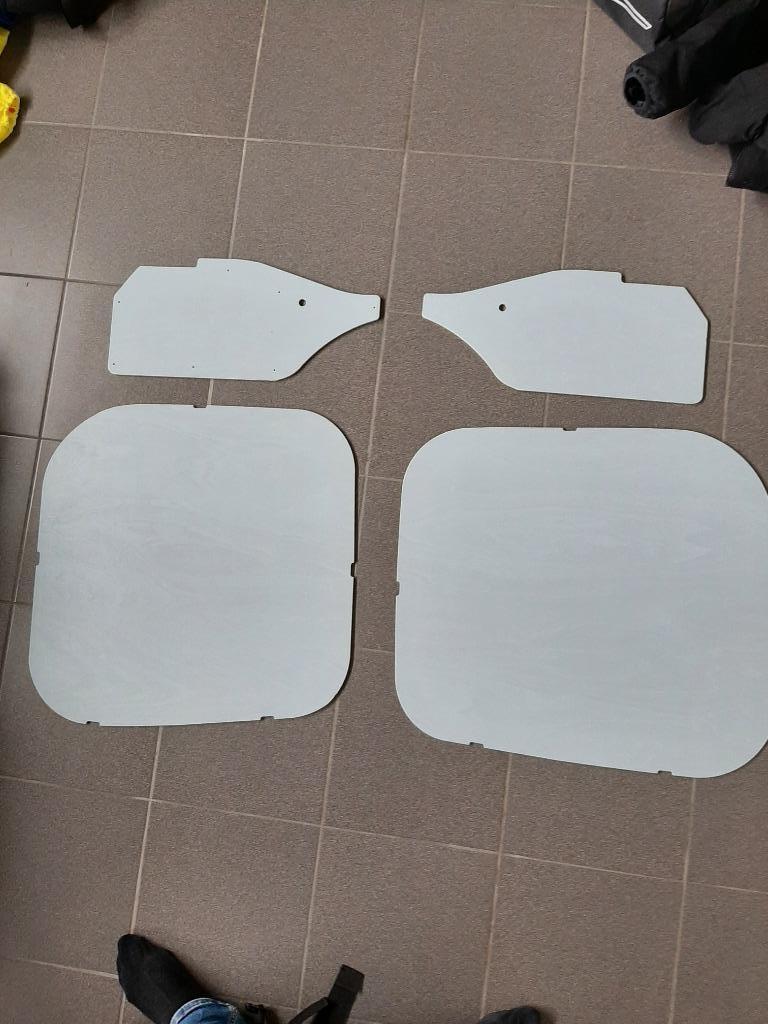 Opel vivaro bescherming houten panelen achterdeur, Ophalen of Verzenden, Nieuw, Universele onderdelen