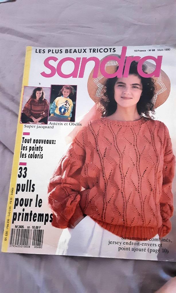Livre de tricot sandra no 68, Hobby & Loisirs créatifs, Enlèvement ou Envoi, Utilisé, Tricot, Patron ou Livre