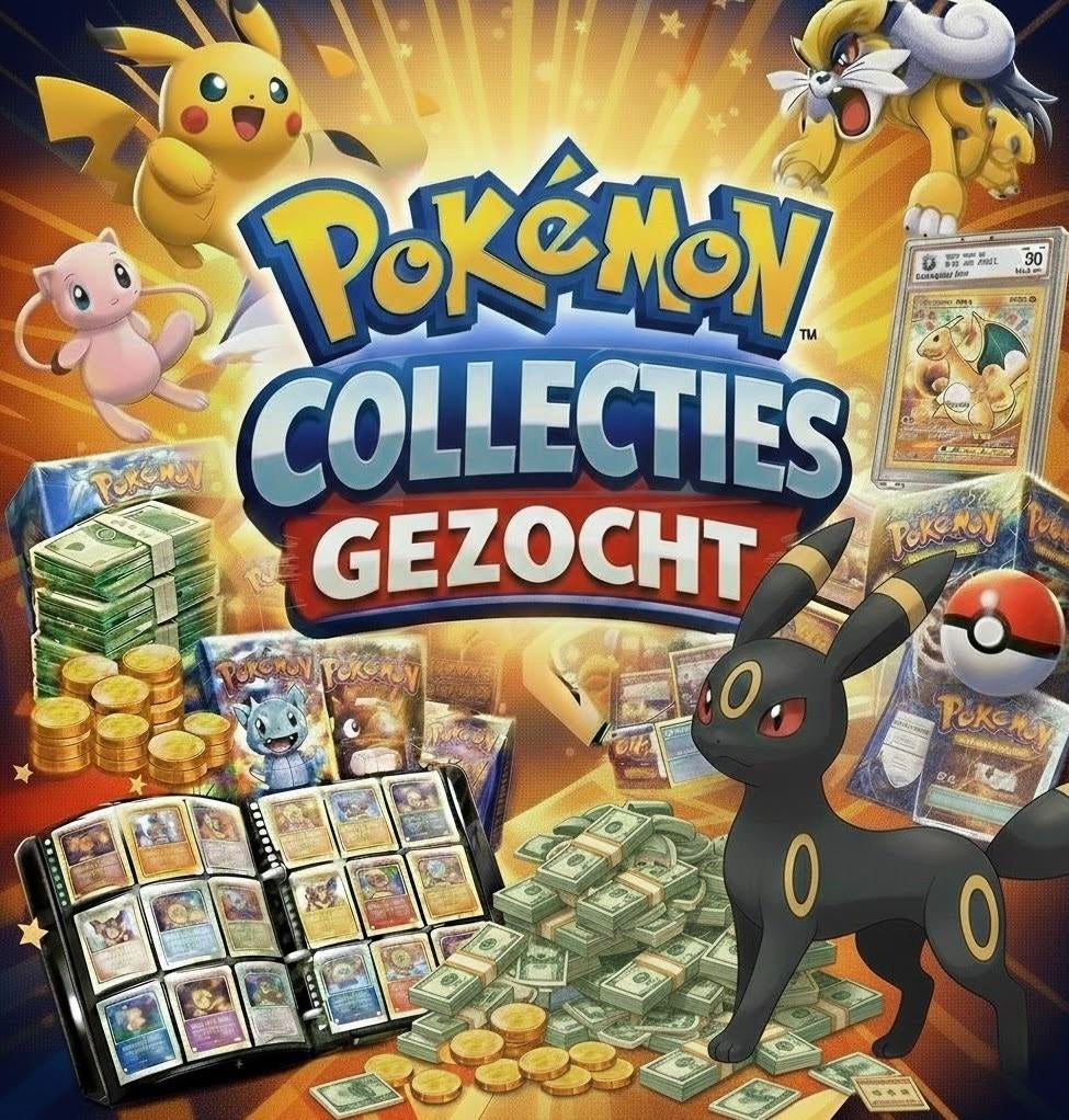 GEZOCHT! Pokemon collecties! Ik betaal de beste prijs!, Ophalen of Verzenden, Zo goed als nieuw