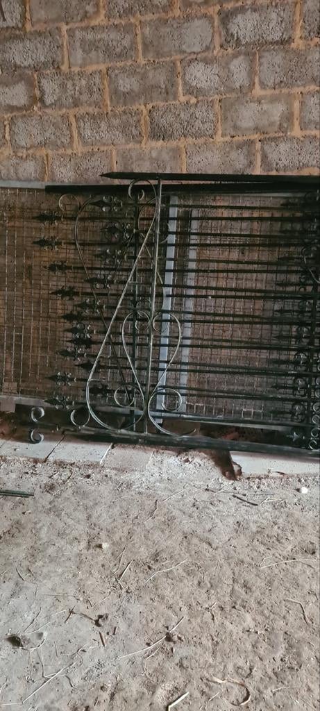 Cloture en fer forge tres lourd, Jardin & Terrasse, Enlèvement, Utilisé, Fer