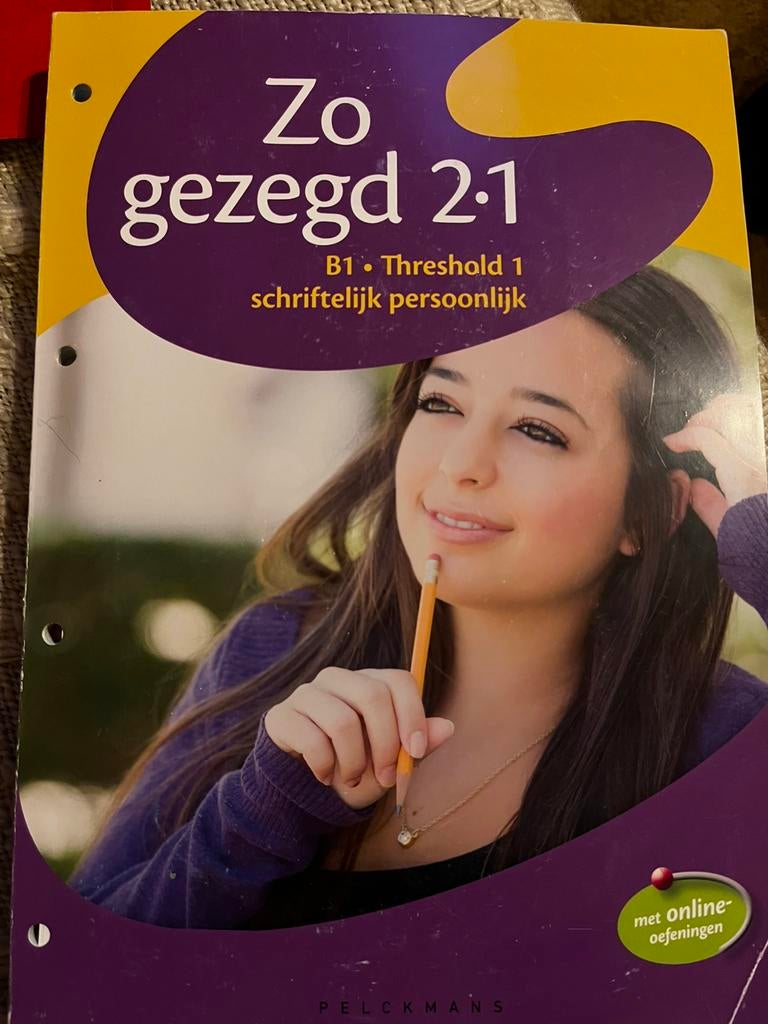 Leerwerkboek Zo gezegd2.1 twee boeken en cd vo en Syllabus, Ophalen, Nederlands