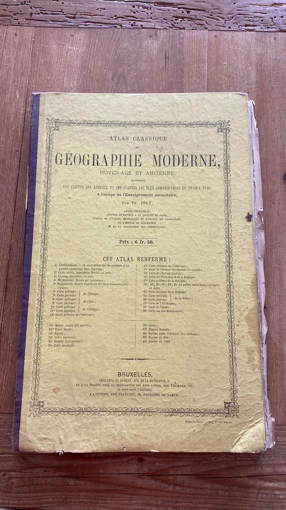 Atlas classique de géographie moderne, Enlèvement ou Envoi