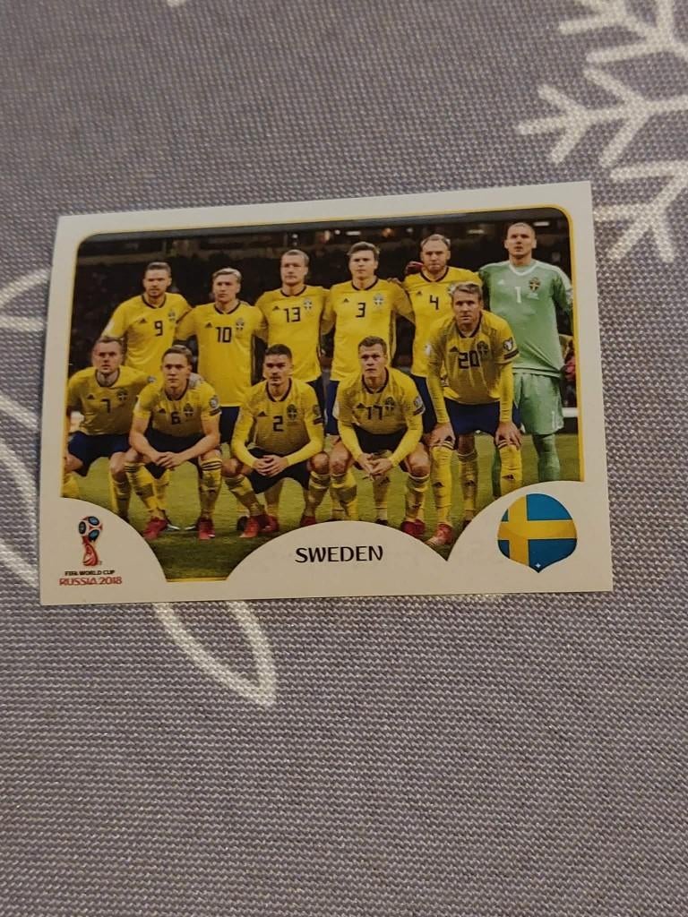 Panini / Sticker / Zweden / FIFA World Cup 2018, Collections, Envoi, Neuf, Affiche, Image ou Autocollant