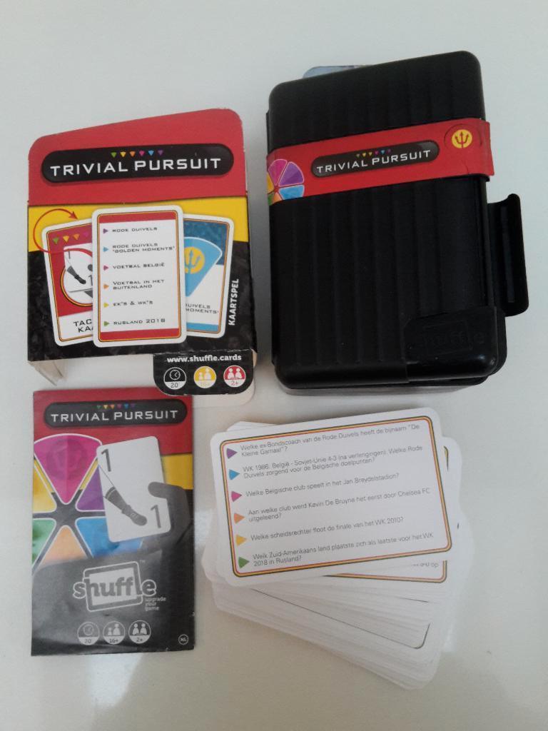 Shuffle Go Trivial Pursuit Belgian Red Devils, + gratis demo, Hobby & Loisirs créatifs, Jeux de société | Jeux de cartes, Comme neuf