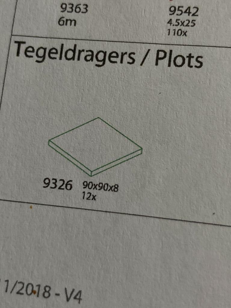 Deceuninck Twinson terras hulpstukken, Ophalen of Verzenden, Nieuw, Overige typen