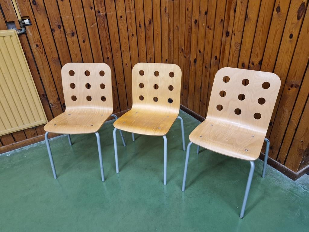 Chaises Ikea Jules., Vintage, Brun, Enlèvement, Bois