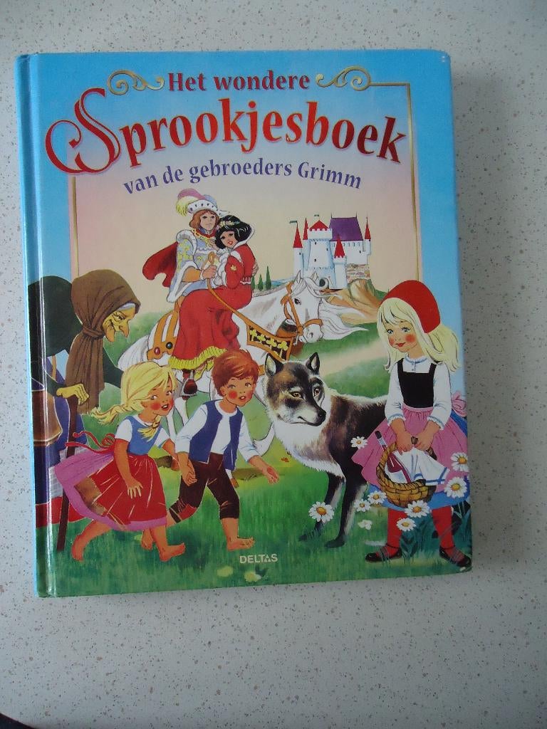 Het Wondere Sprookjesboek van de Gebroeders Grim., Boeken, Kinderboeken | Jeugd | onder 10 jaar, Gelezen, Sprookjes, Ophalen of Verzenden