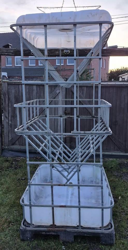 Râtelier double, pour chevaux, Alpaga, autruche..., Animaux & Accessoires, Box & Pâturages, Élevage, Mise à l'étable, Pâturage