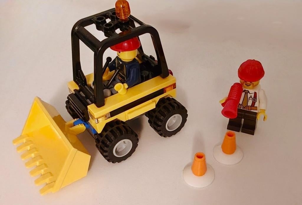 Lego City Sloop Bulldozer voertuig uit 60072 set, Ophalen of Verzenden, Gebruikt, Losse stenen, Lego