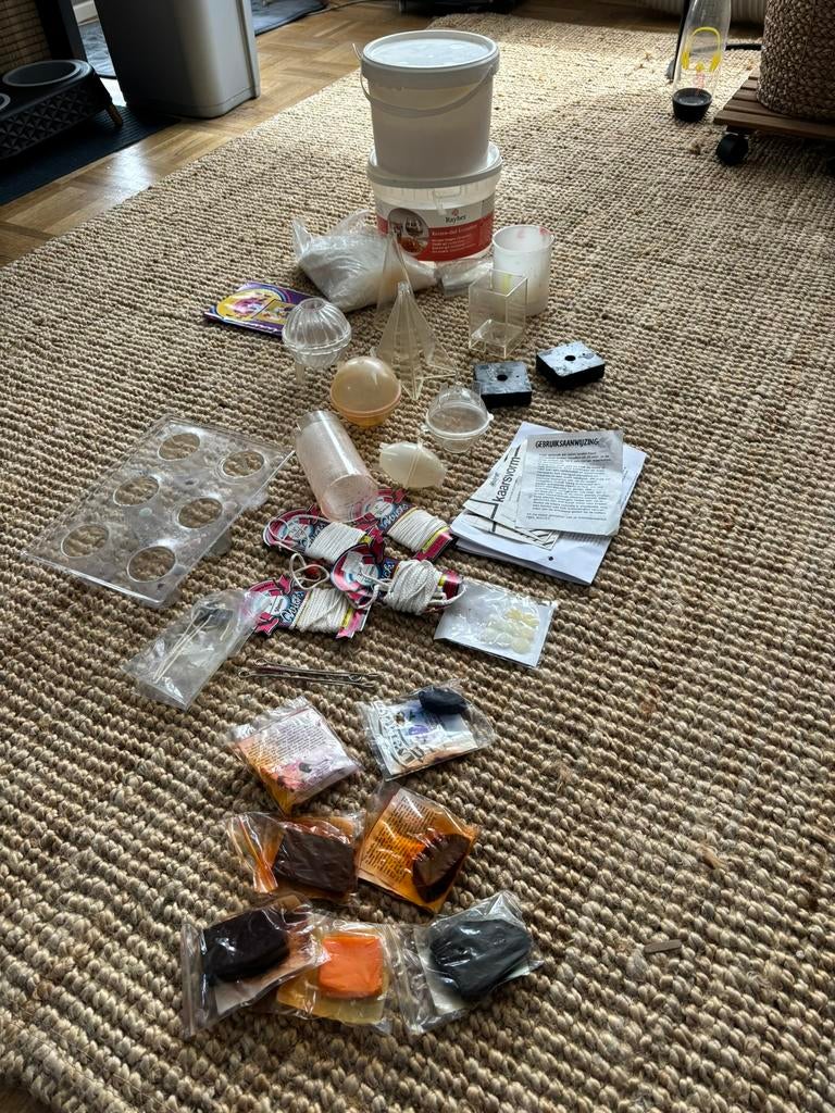 Groot pakket om zelf kaarsen te maken, Ophalen, Zo goed als nieuw