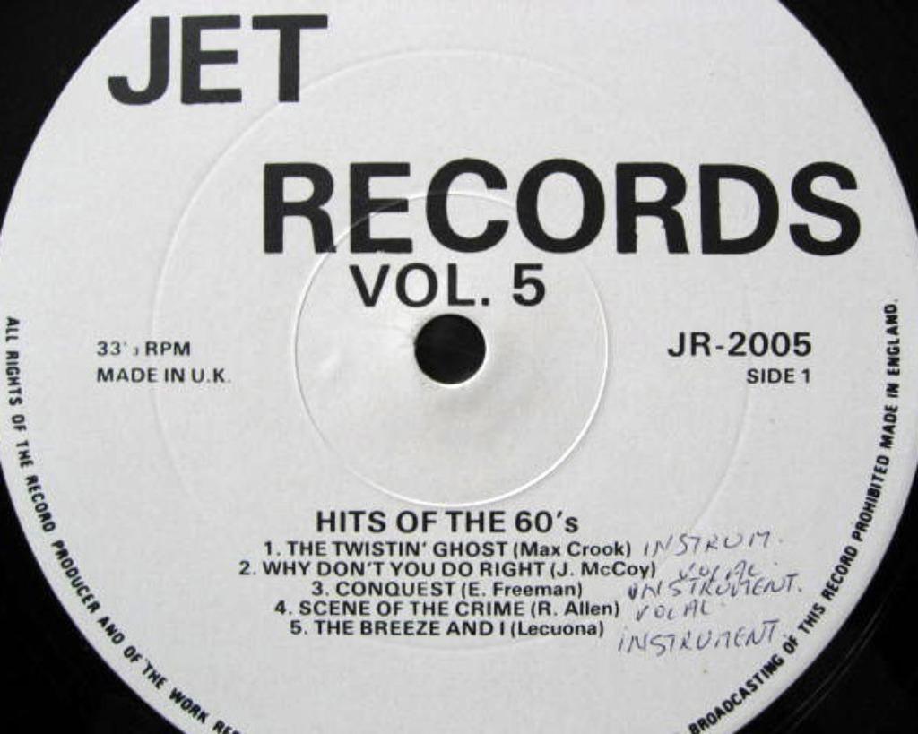 Jet Records Vol. 5 - Popcorn Lp, Cd's en Dvd's, 1960 tot 1980, Ophalen of Verzenden, Zo goed als nieuw, 12 inch
