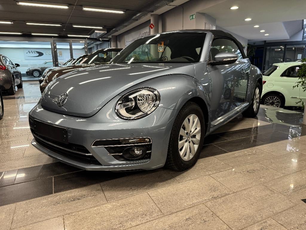 Volkswagen New Beetle blauw metalen DSG Cab 1.2 TSI, 4 zetels, Stof, 4 cilinders, Cabriolet