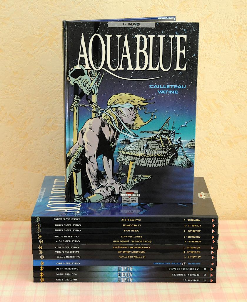 AQUABLUE - vol 1 à 13 - CAILLETEAU/VATINE/TOTA - DELCOURT, Série complète ou Série, Enlèvement ou Envoi, Utilisé, CAILLETEAU / VATINE / TOTA