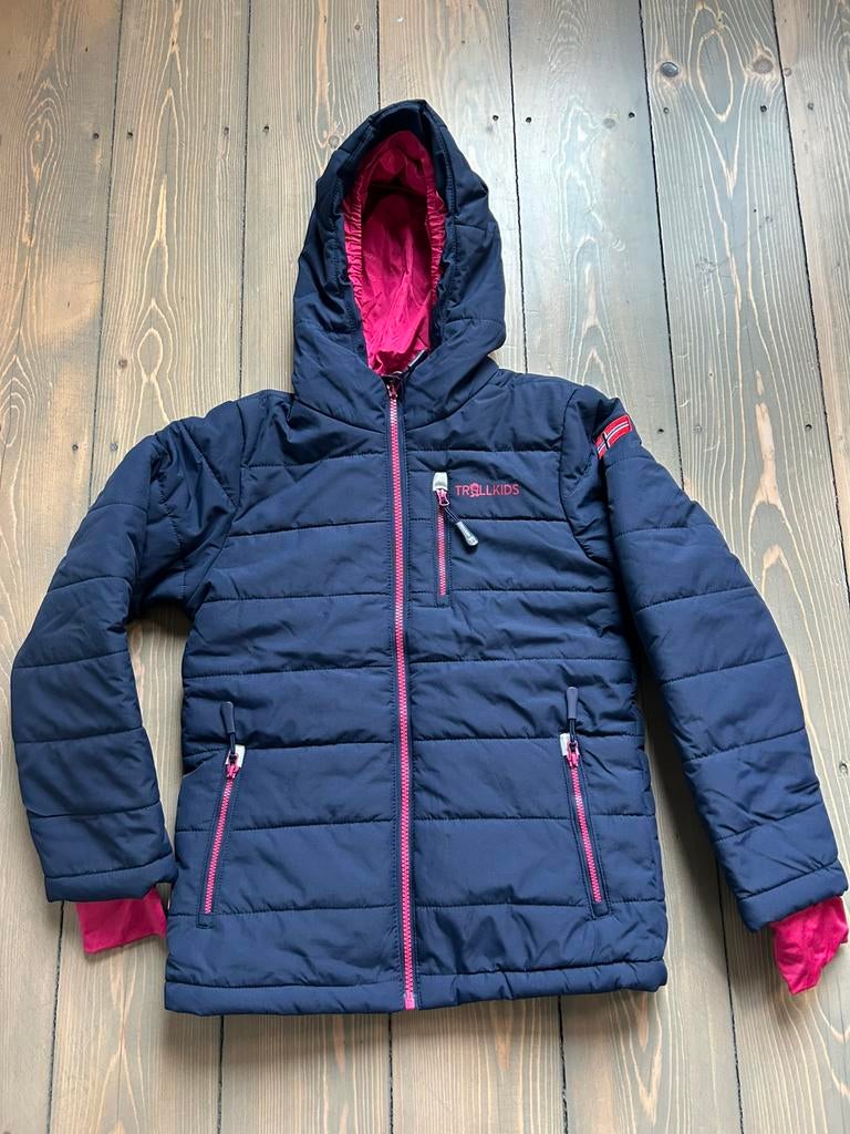 Skijas en skibroek meisje 8 jaar Troll Kids, Kinderen en Baby's, Ophalen, Zo goed als nieuw, Maat 128