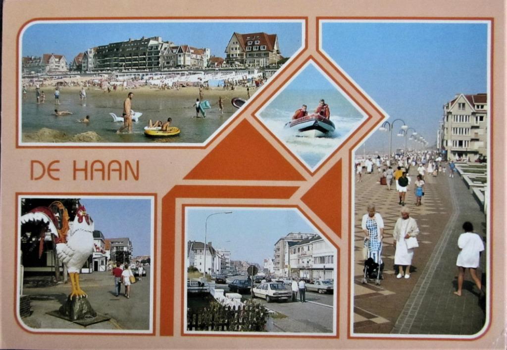 POSTKAARTEN BELGIË- DE HAAN, Verzamelen, Ophalen of Verzenden, 1980 tot heden, Gelopen, West-Vlaanderen